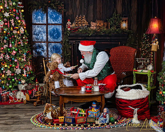 STORYBOOK SANTA PHOTO SESSION BY TERESA ARTHUR PHOTOGRAPHY