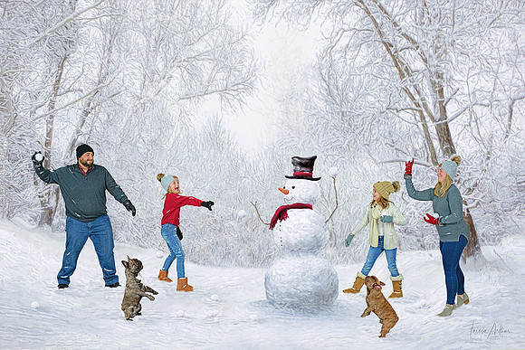 Allen Family-Snowball Fight-2024-2