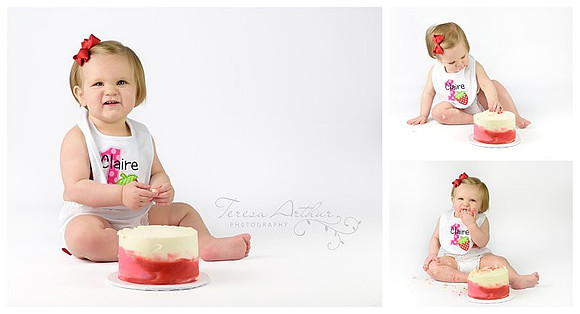 warrenton va baby photographers cake smash