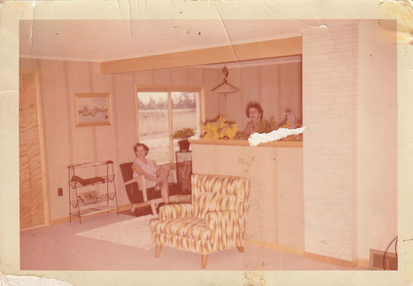 Aunt Dorothy (in chair) and Anna K Sabo 1960s