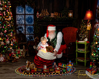 BEAUTIFUL SANTA PHOTO SESSIONS BY TERESA ARTHUR PHOTOGRAPHY WARRENTON VIRGINIA AND NOVA