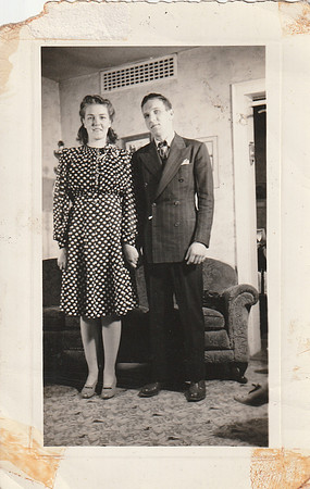 Bud Keves and wife Barb 1940s