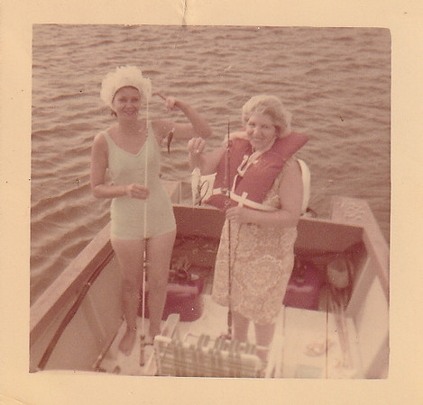Anna K Sabo and Aunt Dorothy 1960s-Florida