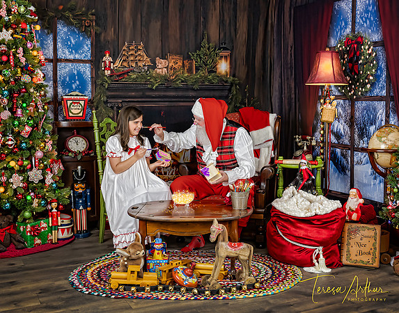 SANTA PORTRAIT SESSIONS BY TERESA ARTHUR PHOTOGRAPHY NORTHERN VIRGINIA