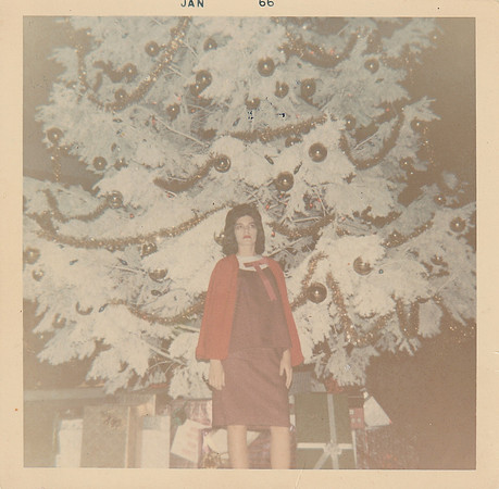 Minnie Compton (expecting Anna)-Tarrytown Mall-Jan 1966