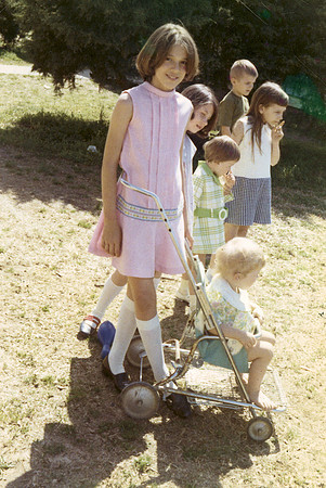 Easter 1971-Rocky Mount NC-Teresa-Regina-Pam-Elisa-Mary Susan-Ronnie