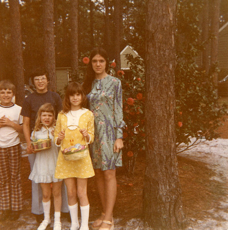 1975 Easter Ronnie Johnny Regina Anna Teresa