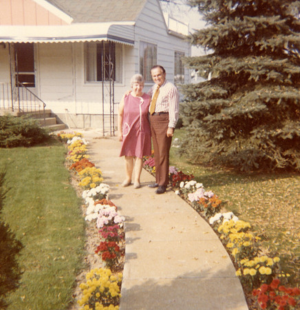1970s-Grandma Anna K Comton-Sabo and Grandpa William H Sabo-Clio MI-early 1970s