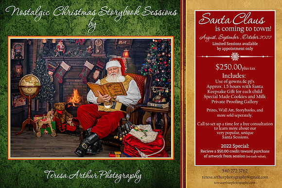 STORYBOOK SANTA 2022 Special with TERESA ARTHUR PHOTOGRAPHY-WEB