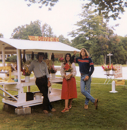 Grandpa Sabo's flower stand 1980